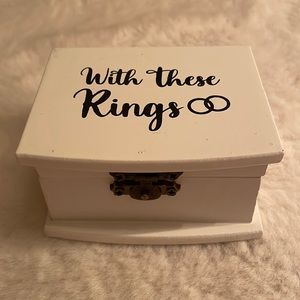 Wedding Ring Bearer Box